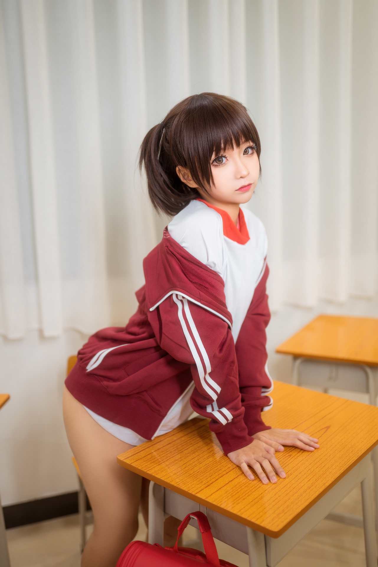 NO.037蠢沫沫体操服红作品【45P】-可宝主